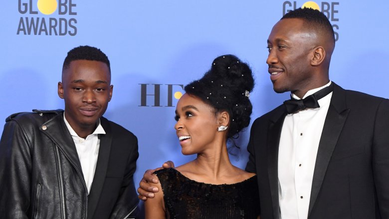 Janelle Monáe and her Moonlight co-stars