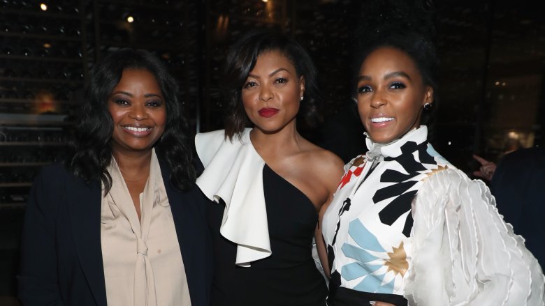 Janelle Monáe and her Hidden Figures co-stars