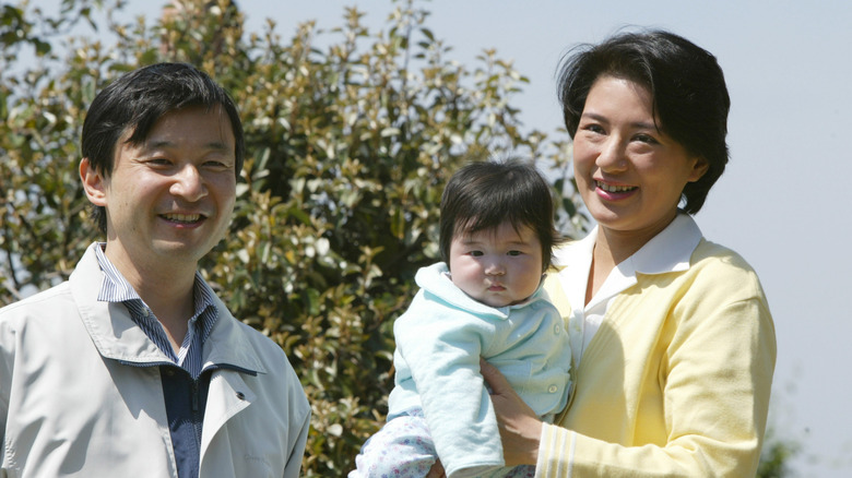 Emperor Naruhito and Empress Masoka with Princess Aiko