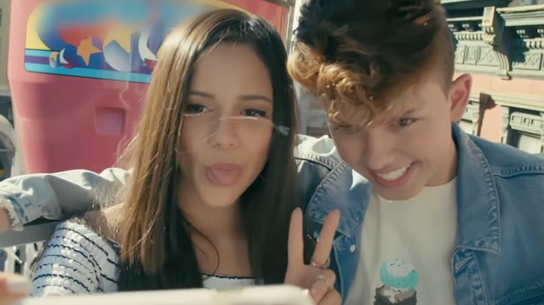 Jenna Ortega in the Chapstick music video