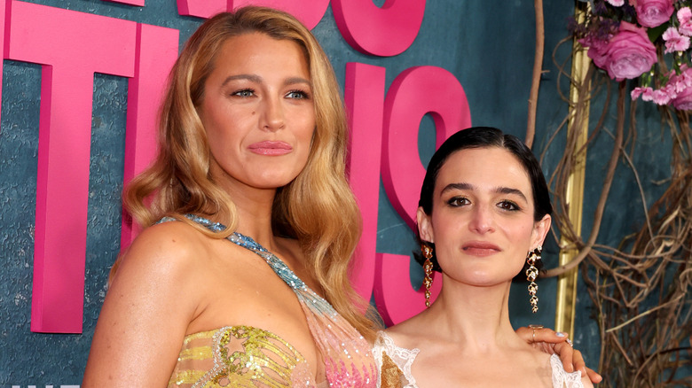 Blake Lively and Jenny Slate at the premiere of "It Ends With Us"