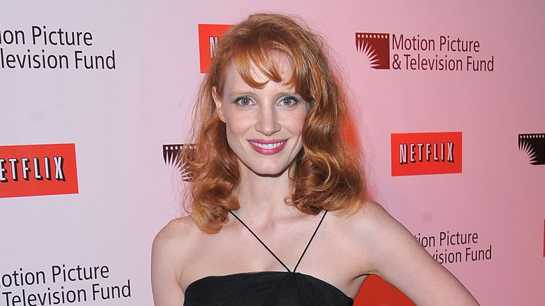 Jessica Chastain on the red carpet