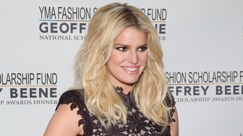 Jessica Simpson shows off her slender shape as she says her spring