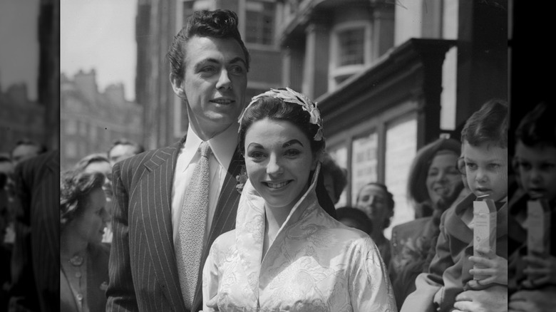 Joan Collins and Maxwell Reed