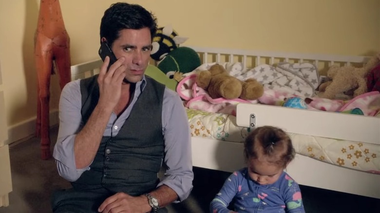 John Stamos and a baby in Grandfathered