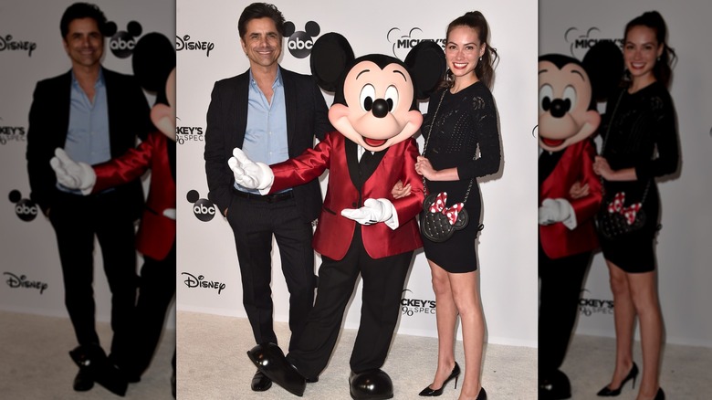 John Stamos, Mickey Mouse, and Caitlin McHugh