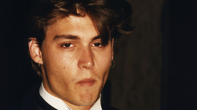 Johnny Depp at LA event, 1990