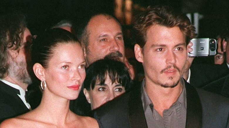 Kate Moss, Johnny Depp in 1998