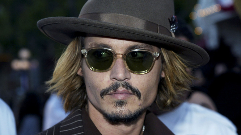 Johnny Depp at his 2003 movie premiere