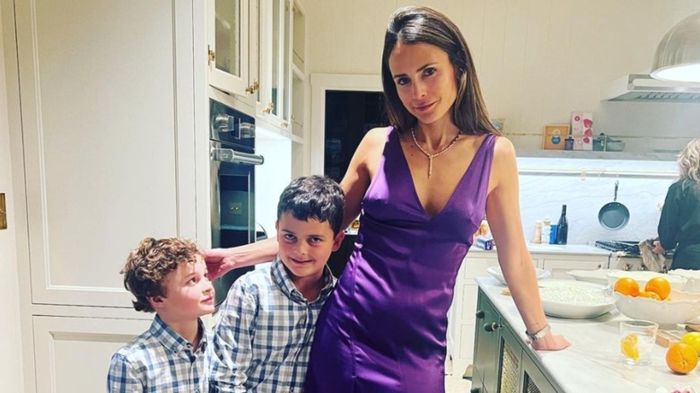 Jordana Brewster and sons