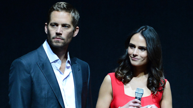 Paul Walker and Jordana Brewster, red dress