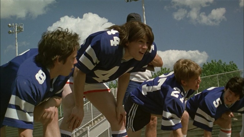 Josh Hartnett wearing a football uniform in the Virgin Suicides