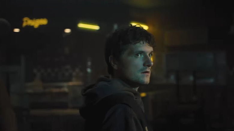 Hutcherson in the trailer for "FNAF"