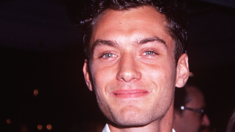 Jude Law smiling in public