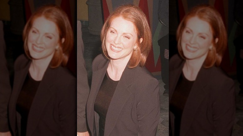 Young Julianne Moore at an event