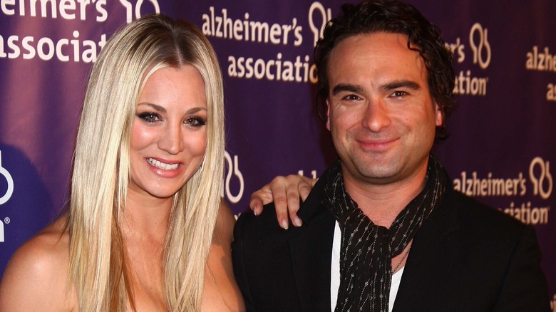 Kaley Cuoco and Johnny Galecki