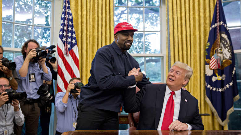 Kanye West with Donald Trump 