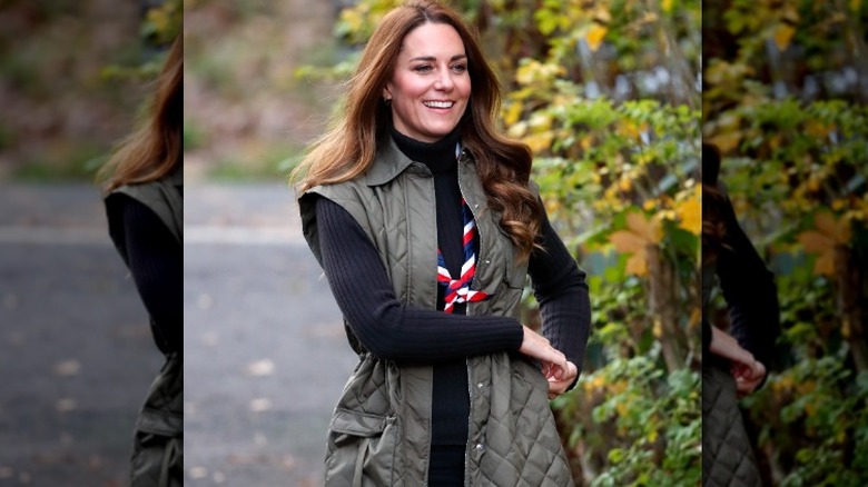 Princess Catherine in the Scouts outfit