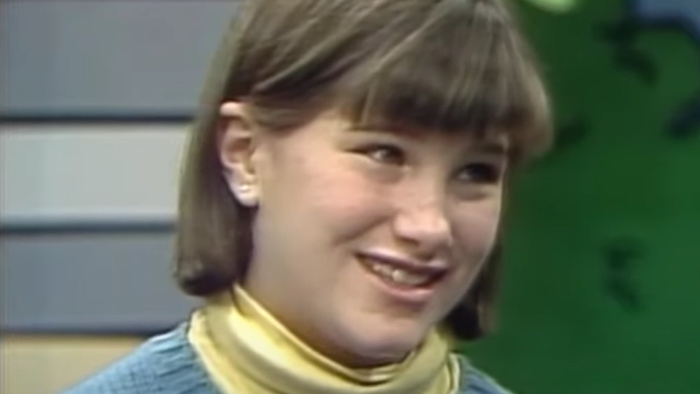 young Kathryn Hahn smiling