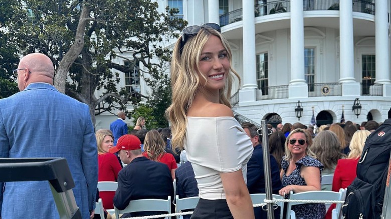 Katie Feeney at the White House