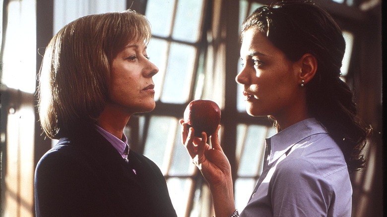 Katie Holmes with Helen Mirren in "Teaching Mrs. Tingle"