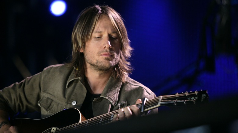 A stoic Keith Urban