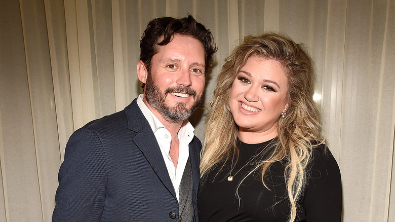 Brandon Blackstock and Kelly Clarkson in 2017