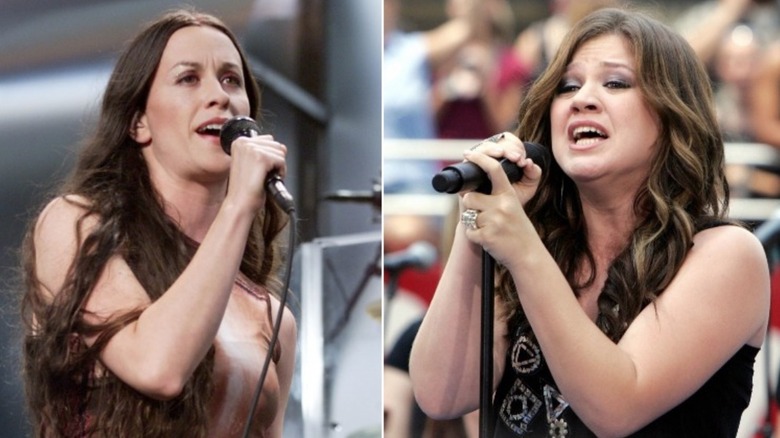 Alanis Morissette and Kelly Clarkson