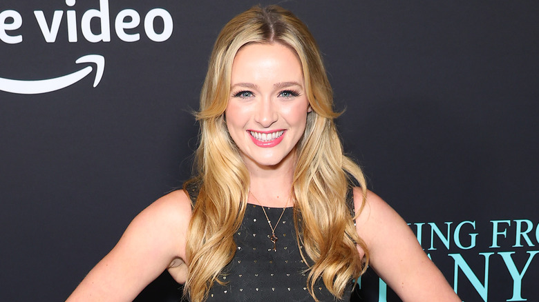 Greer Grammer on red carpet