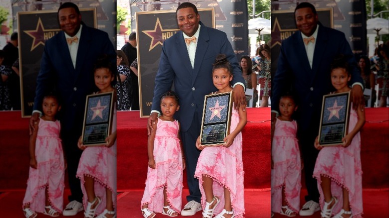 Kenan Thompson and his daughters