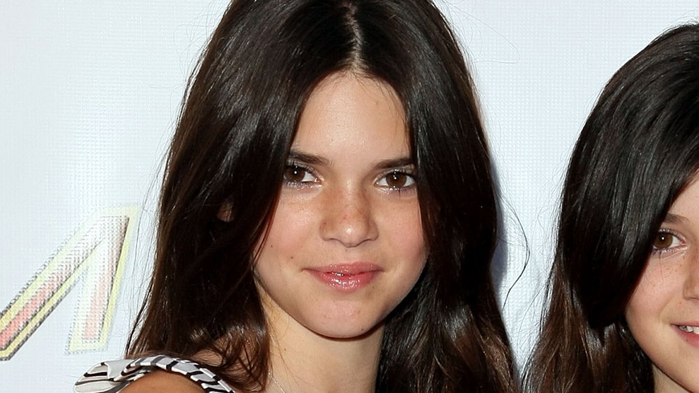 Kendall Jenner on the red carpet in 2008