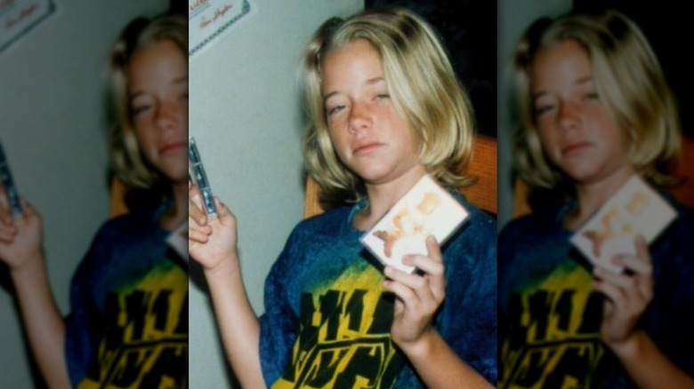 Kendra Wilkinson as a preteen