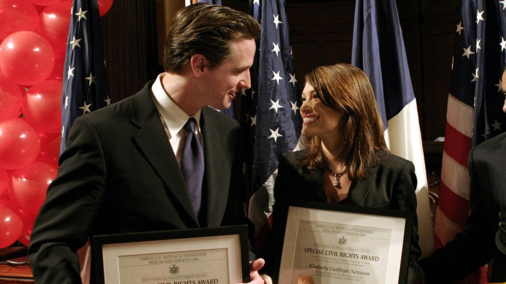 Kimberly Guilfoyle and Gavin Newsom in 2004