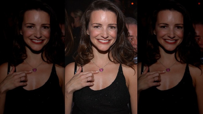 Kristin Davis smiling