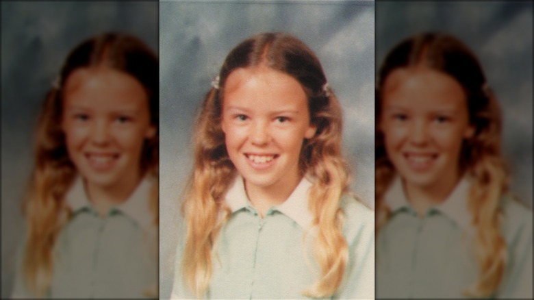 Kylie Minogue's yearbook photo