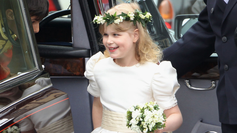 Lady Louise Windsor at royal wedding 