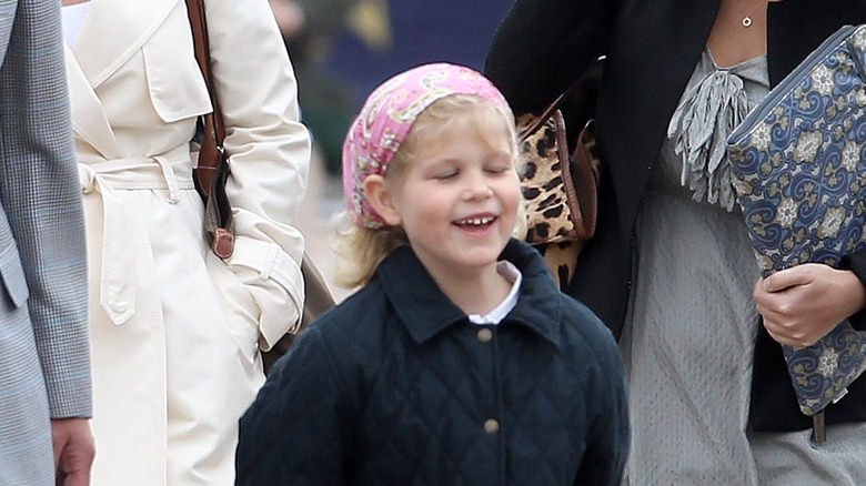 Lady Louise Windsor as a child 