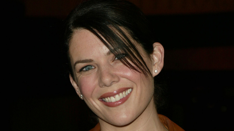 Lauren Graham with side-swept bangs