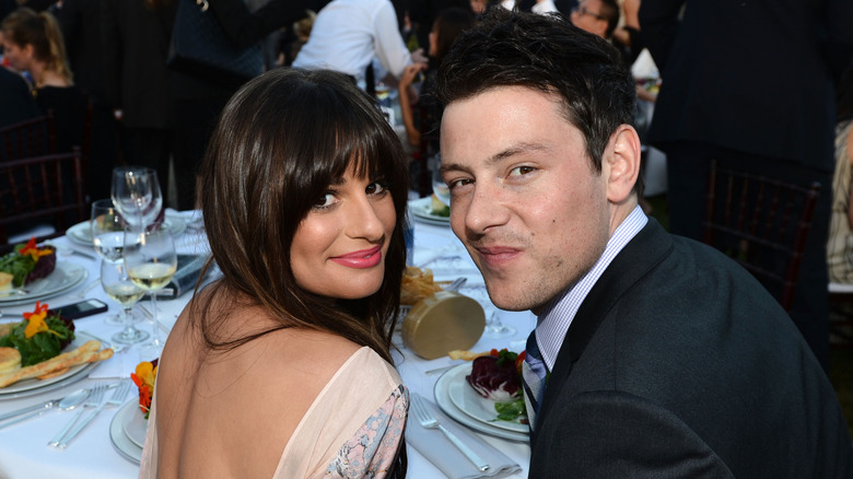 Lea Michele and Cory Monteith