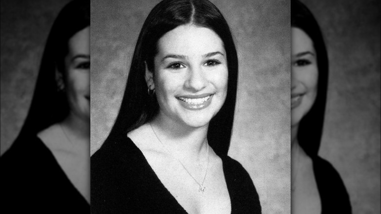 Lea Michele high school photo