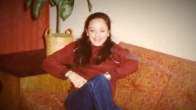 Leah Remini as a teenager