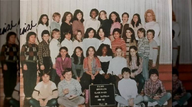 Leah Remini's childhood class photo