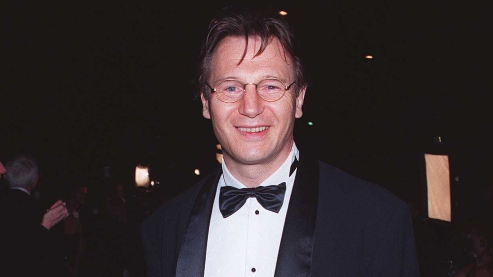 Liam Neeson wearing a bowtie