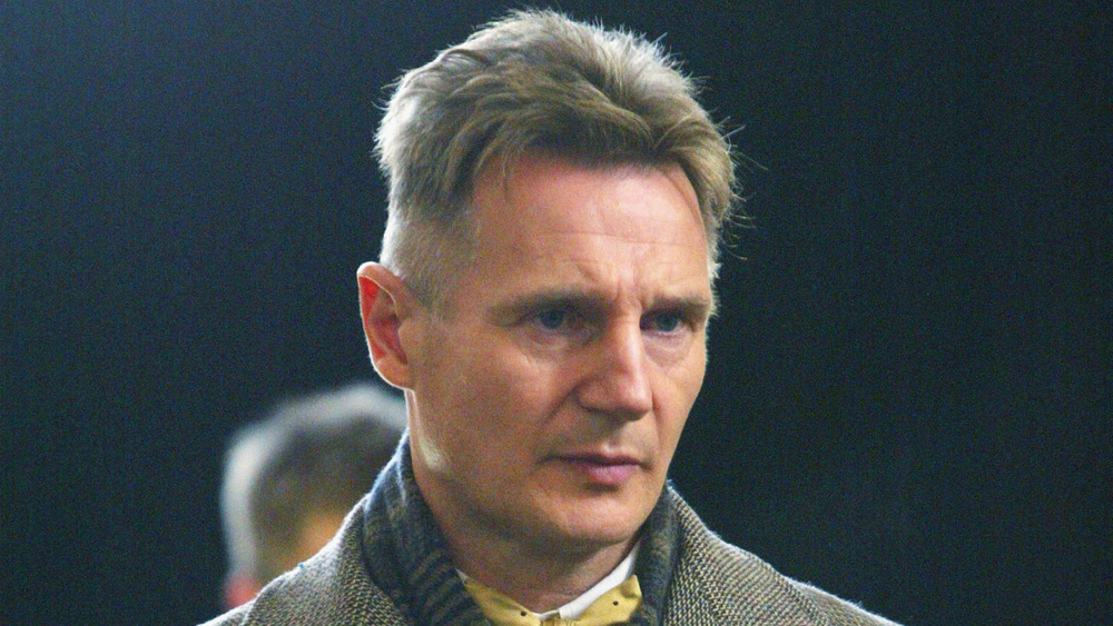 Liam Neeson with shorter hair