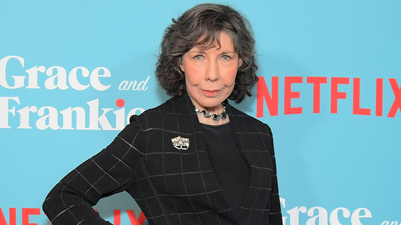 Lily Tomlin posing in 2020