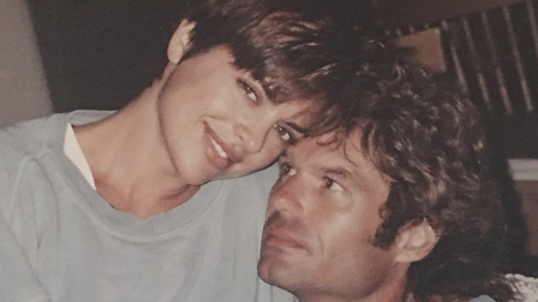 young Lisa Rinna and Harry Hamlin