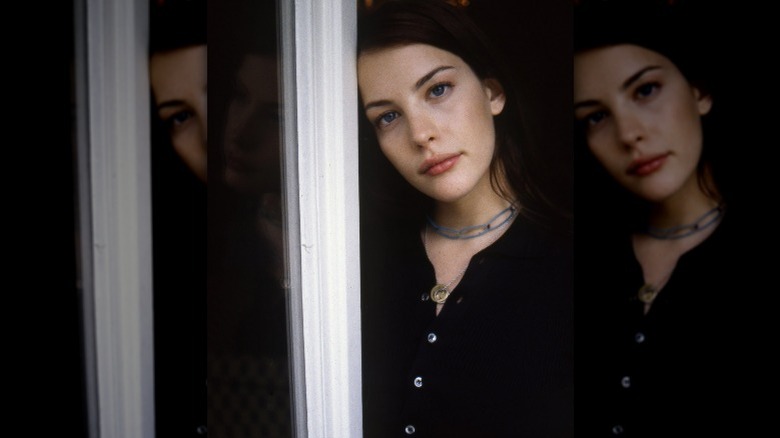 Young Liv Tyler modeling