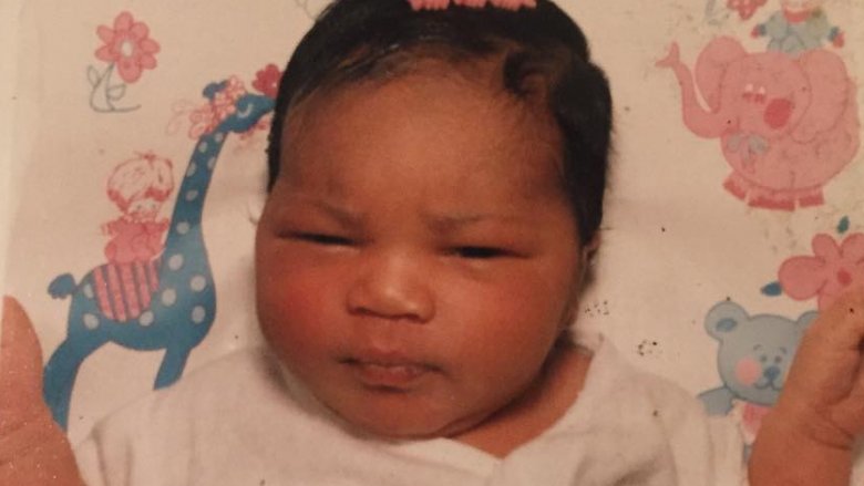 Lizzo as a newborn baby