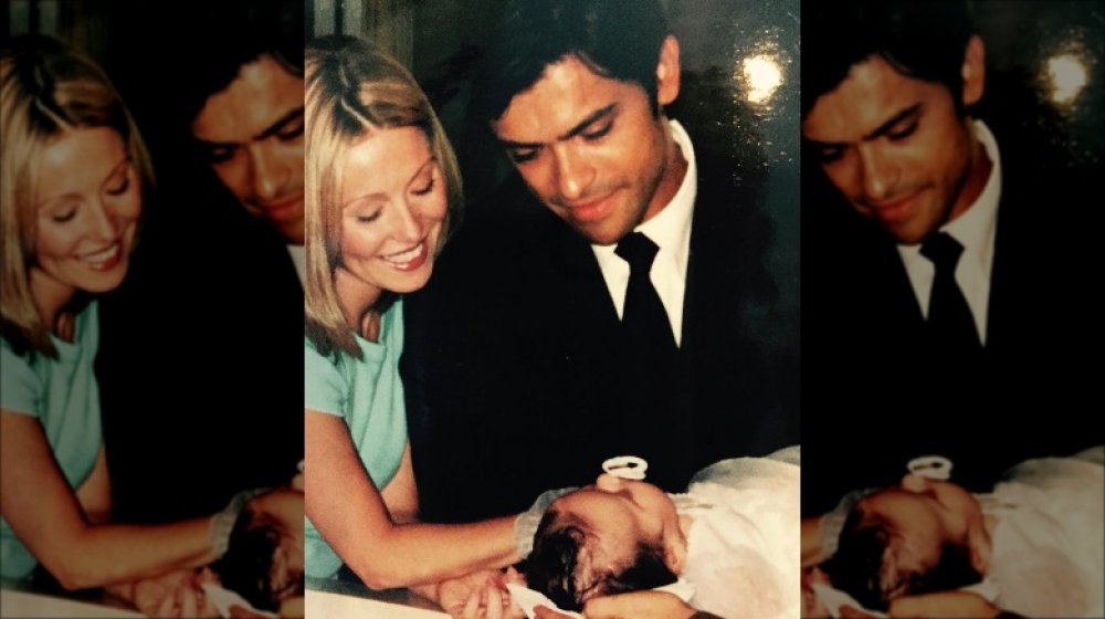 Kelly Ripa, Mark Consuelos, baby Lola Consuelos