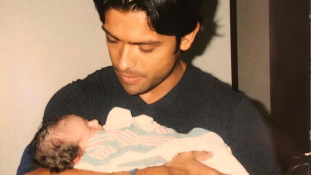 Mark Consuelos with baby Lola